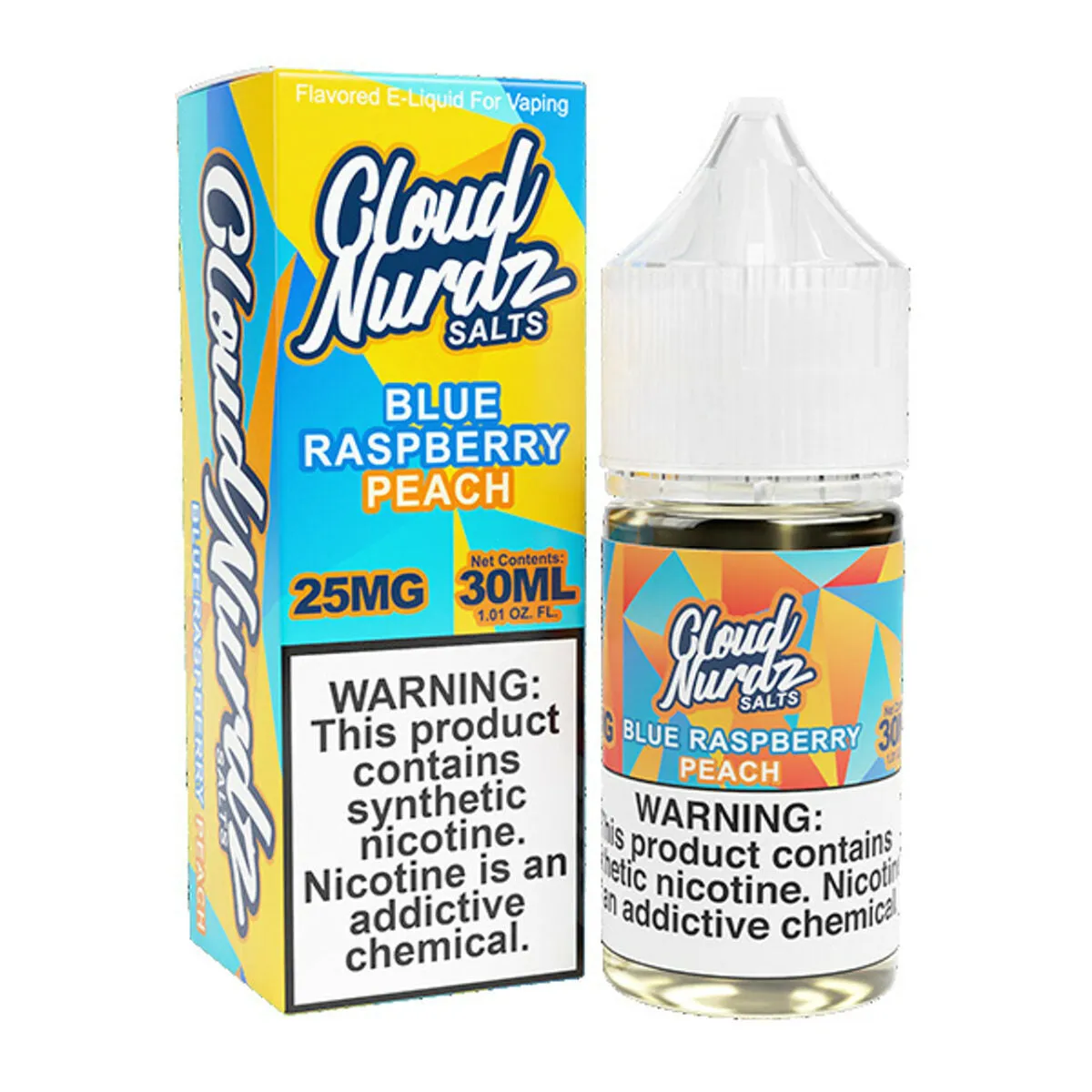 Peach Blue Raspberry by Cloud Nurdz TFN Salts 30mL
