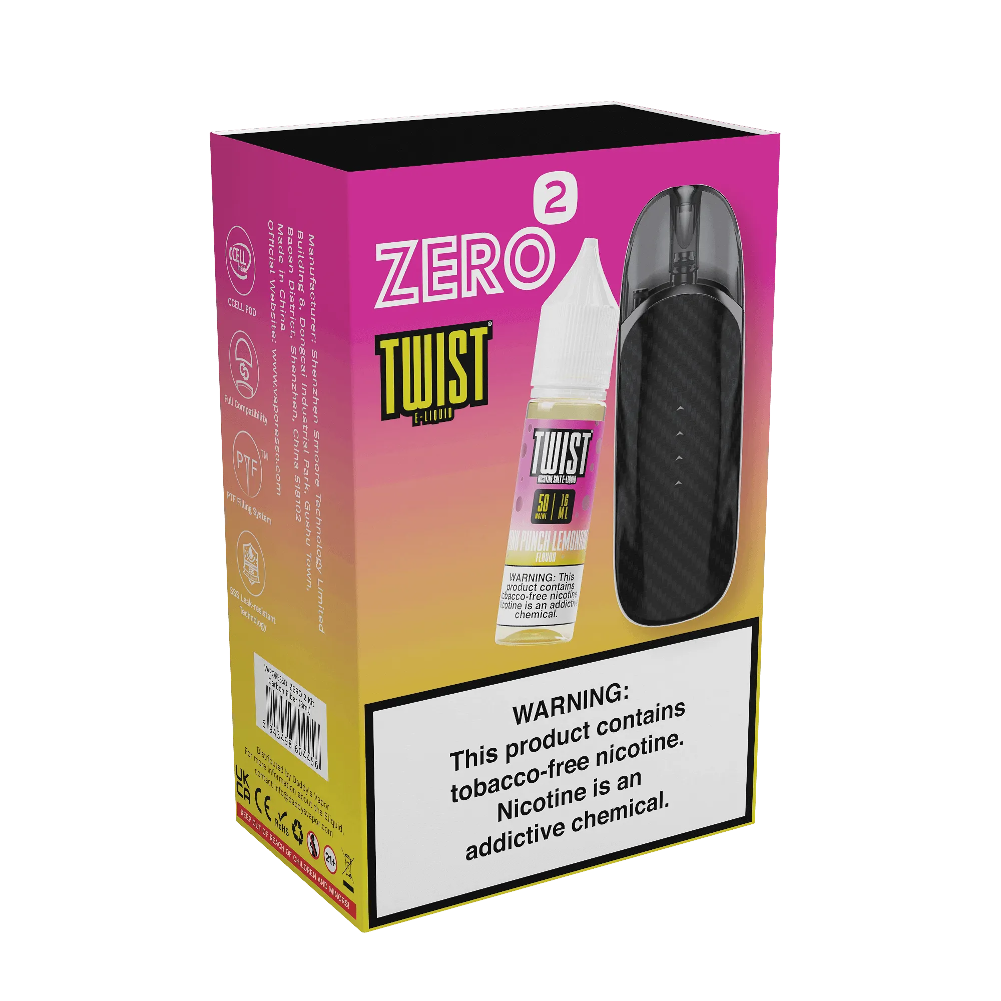 Peach Blue Razz by Twist Zero2 Collab Bundle