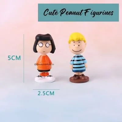 Peanuts Figurines (Set of 12) Cake Toppers