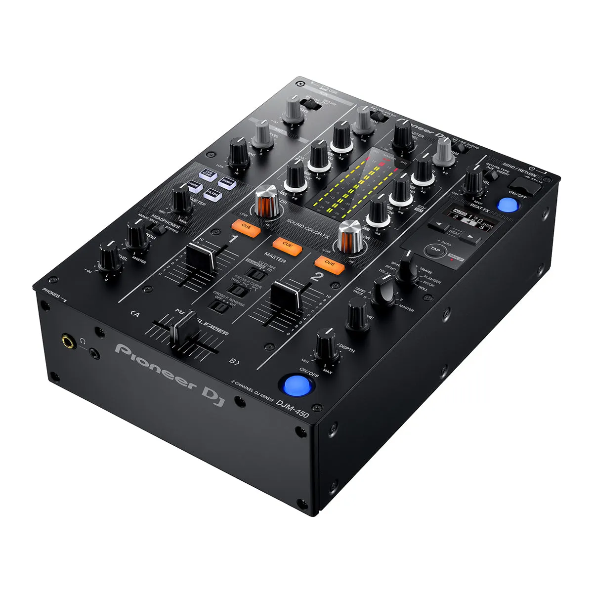 Pioneer DJ DJM-450 2-channel DJ Mixer with Beat FX