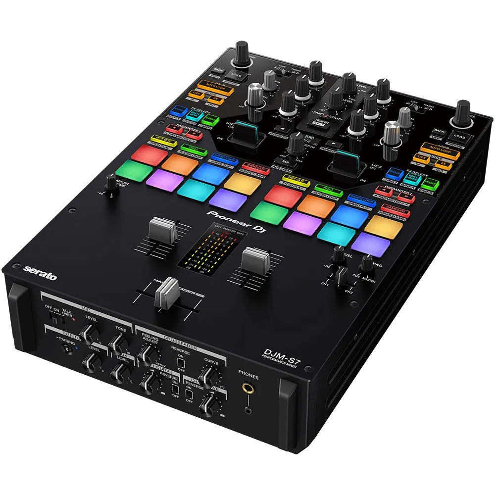 Pioneer DJMS7 Scratch-Style 2-Channel Performance DJ Mixer for Serato DJ Pro