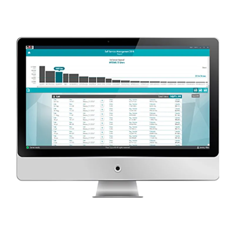 PIUSI Software Self Service Management 2018