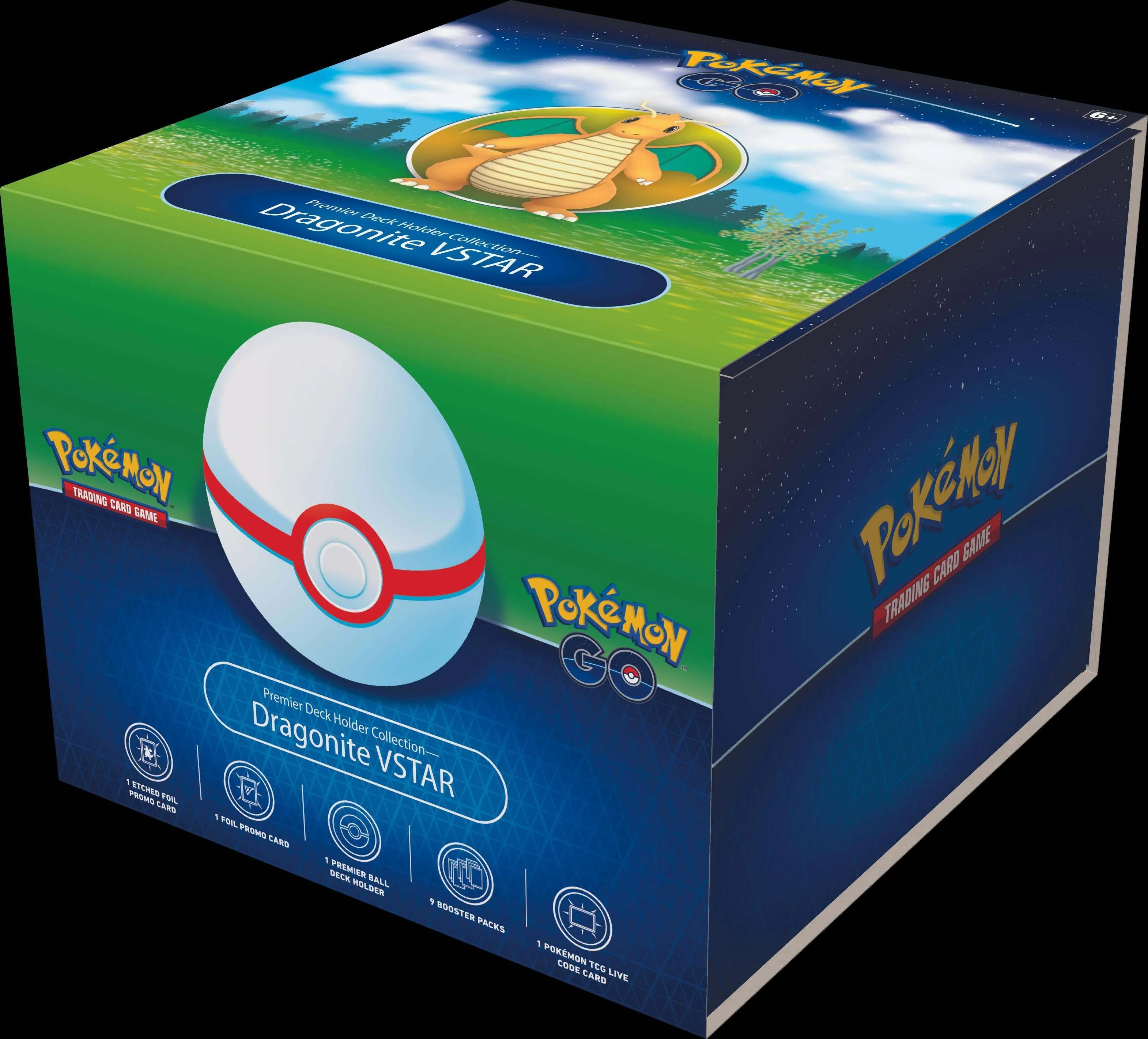 Pokemon TCG: Pokemon GO Premier Deck Holder Collection - Dragonite VSTAR