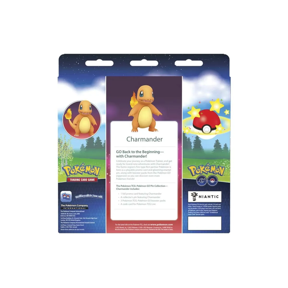 Pokémon Go Charmander Pin Collection - Pokémon Trading Card Card