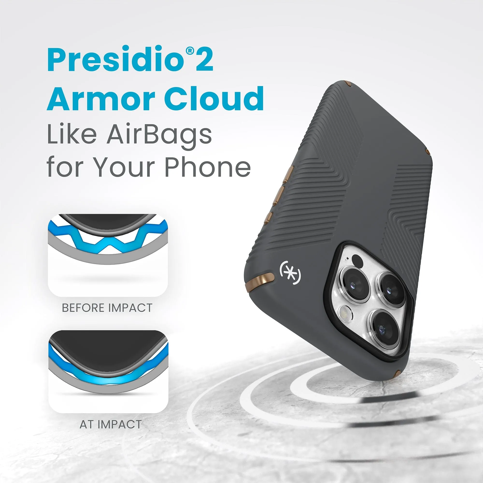 Presidio2 Grip iPhone 15 Pro Cases