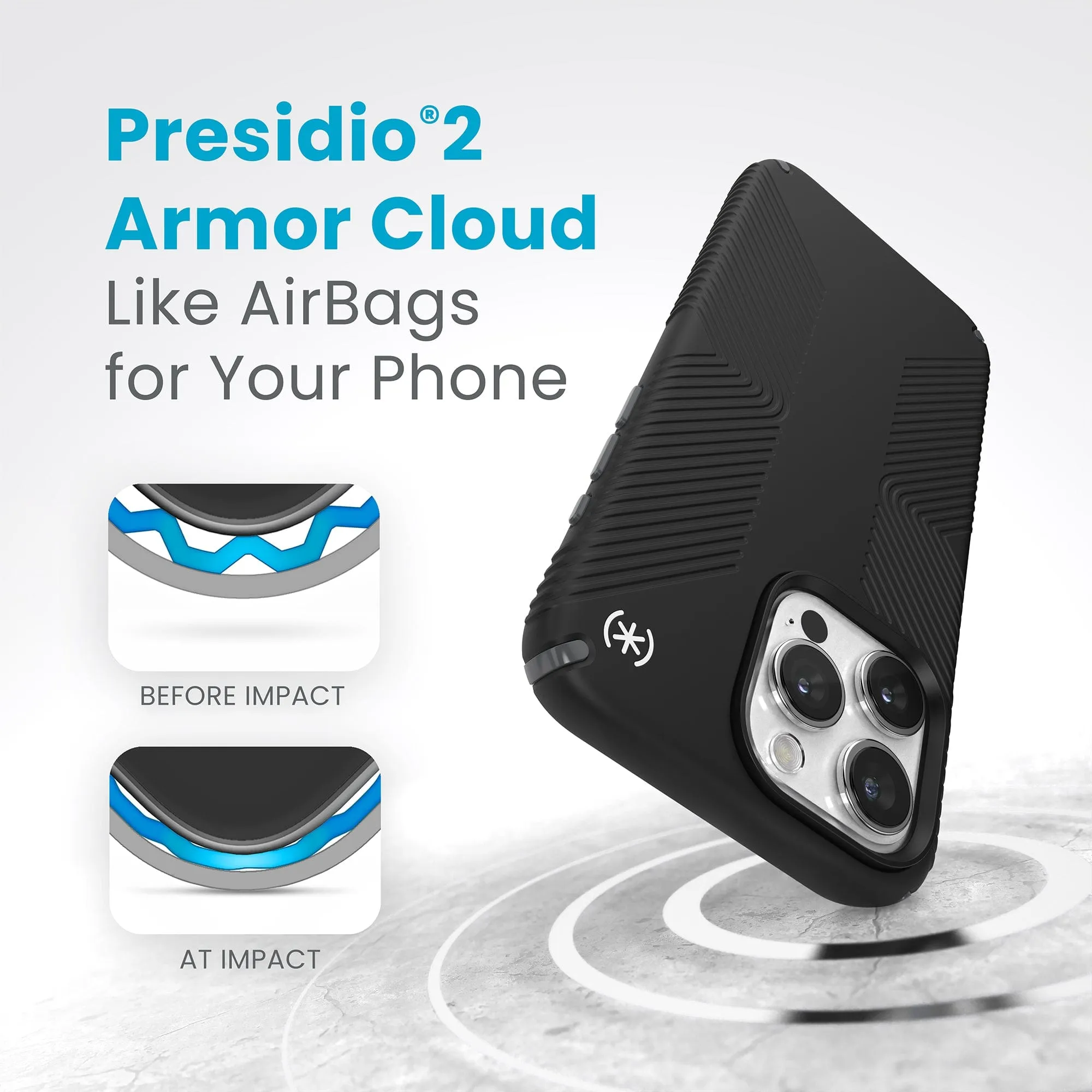 Presidio2 Grip iPhone 15 Pro Max Cases