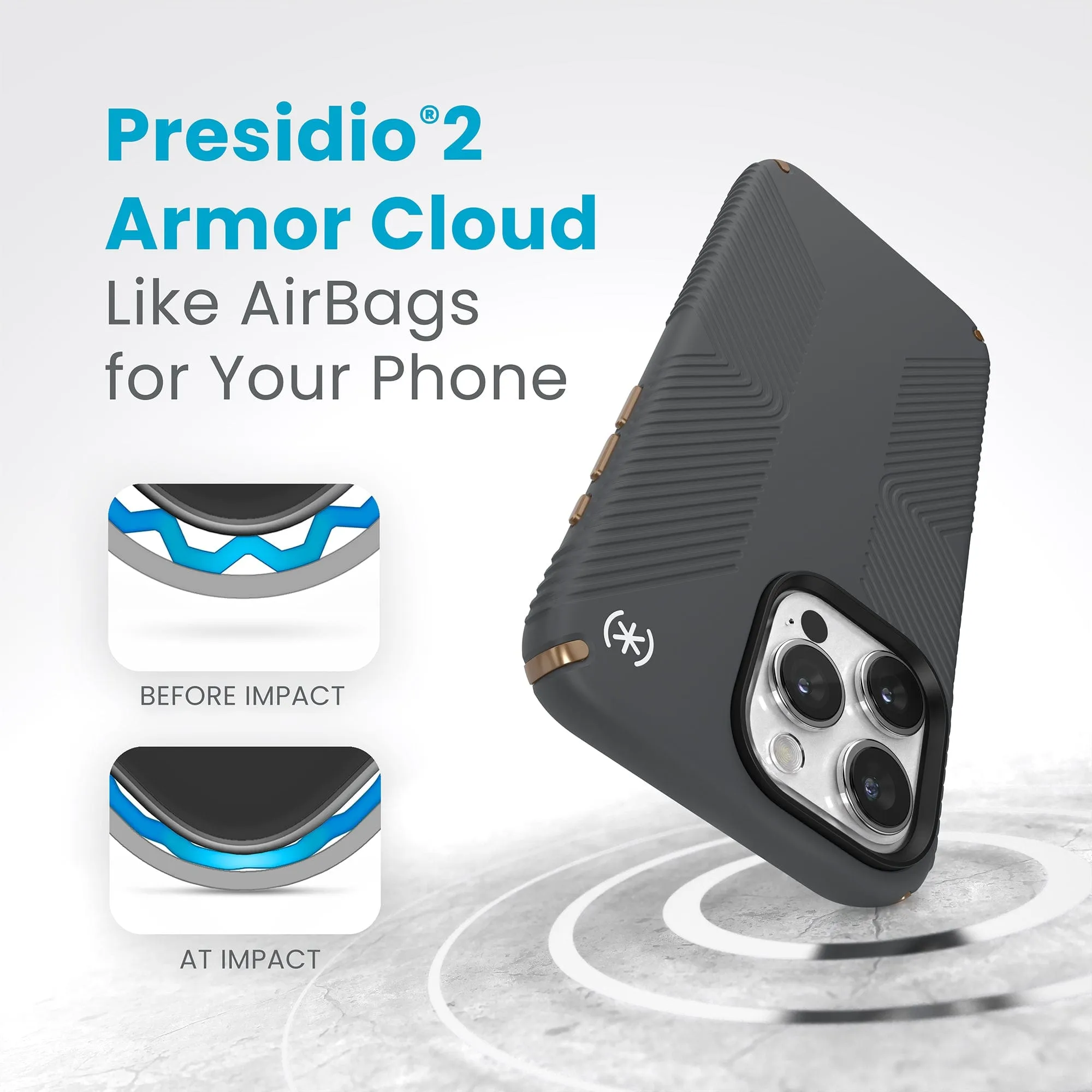 Presidio2 Grip iPhone 15 Pro Max Cases
