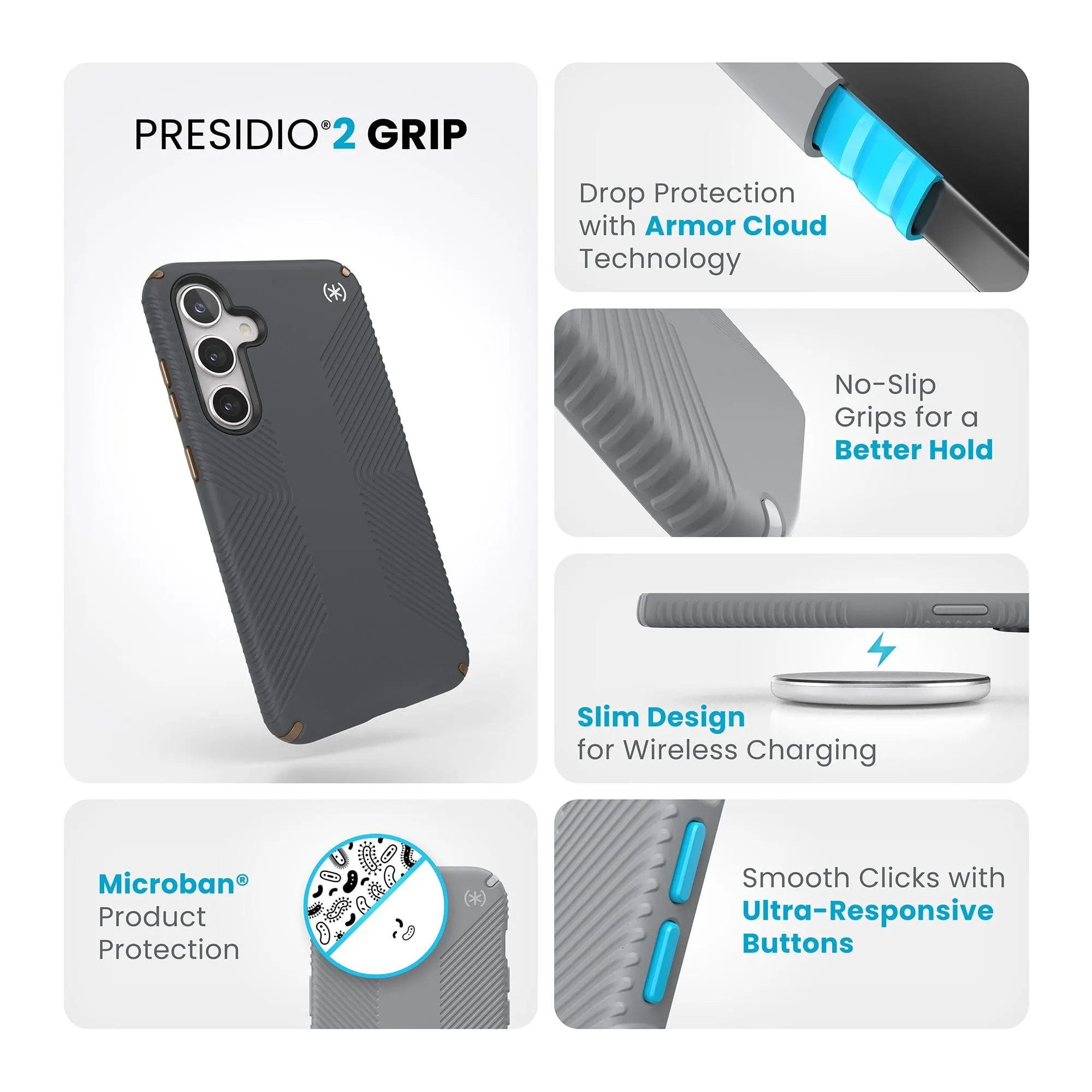 Presidio2 Grip Samsung Galaxy S24  Cases
