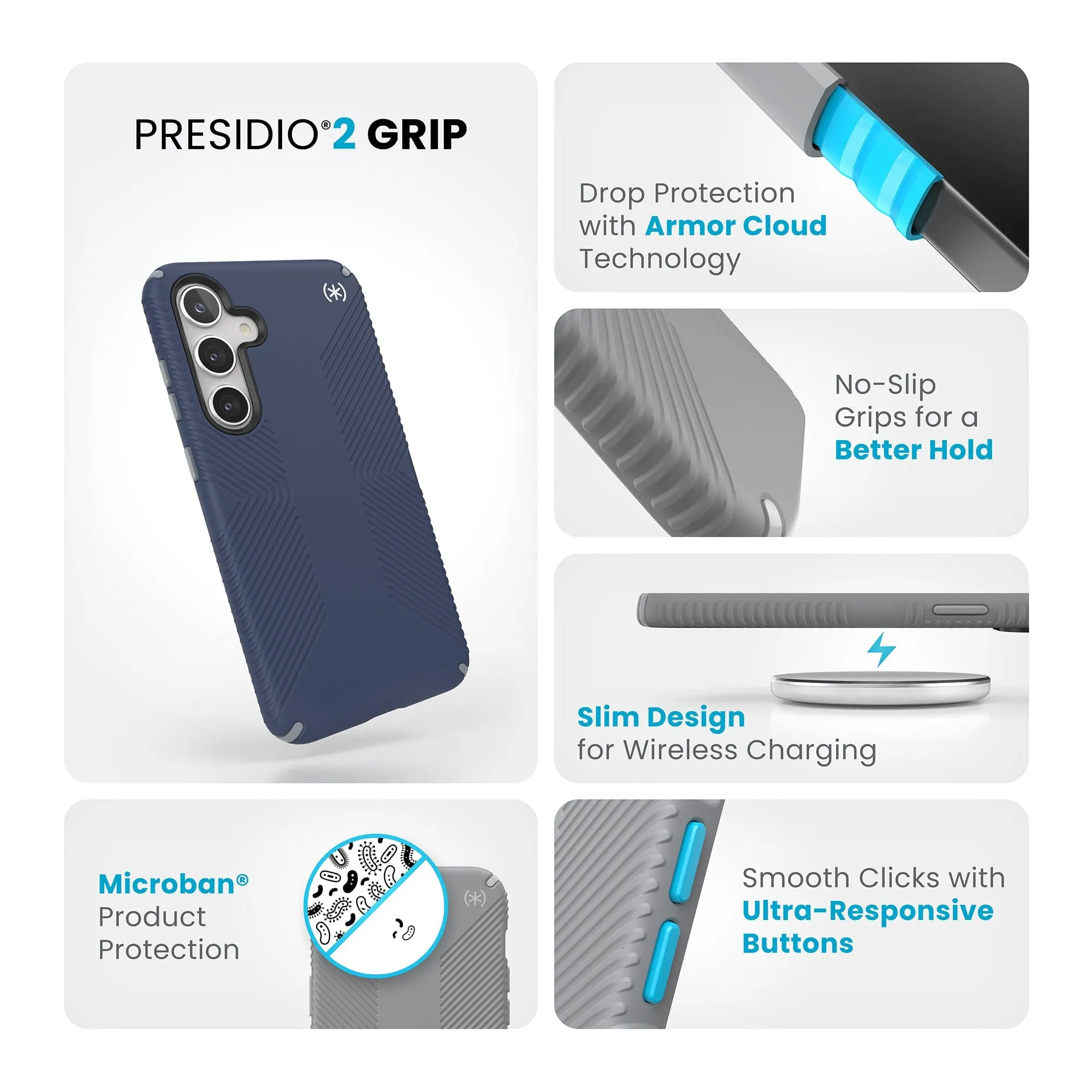 Presidio2 Grip Samsung Galaxy S24  Cases