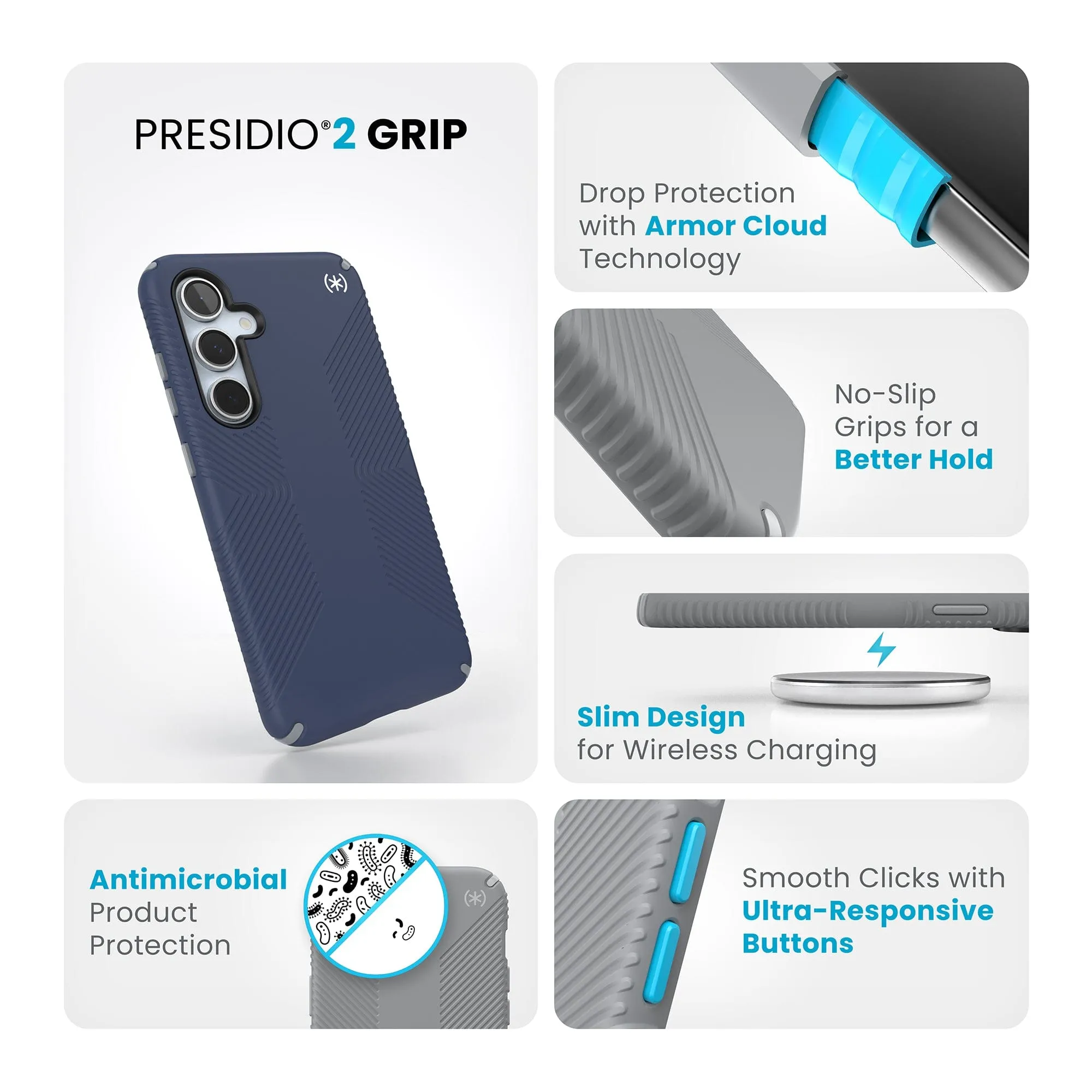 Presidio2 Grip Samsung Galaxy S24 FE Case