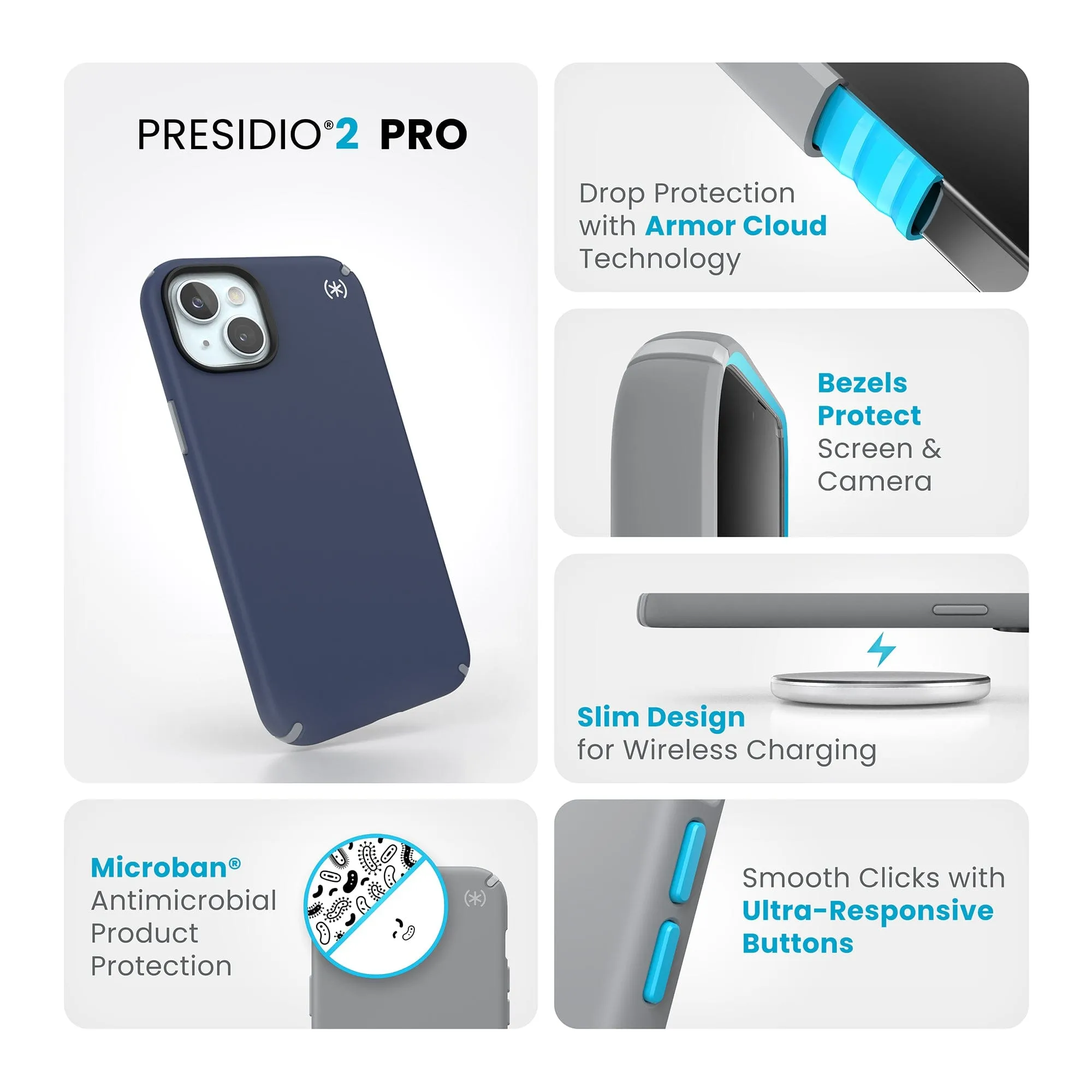 Presidio2 Pro iPhone 15 Plus Cases