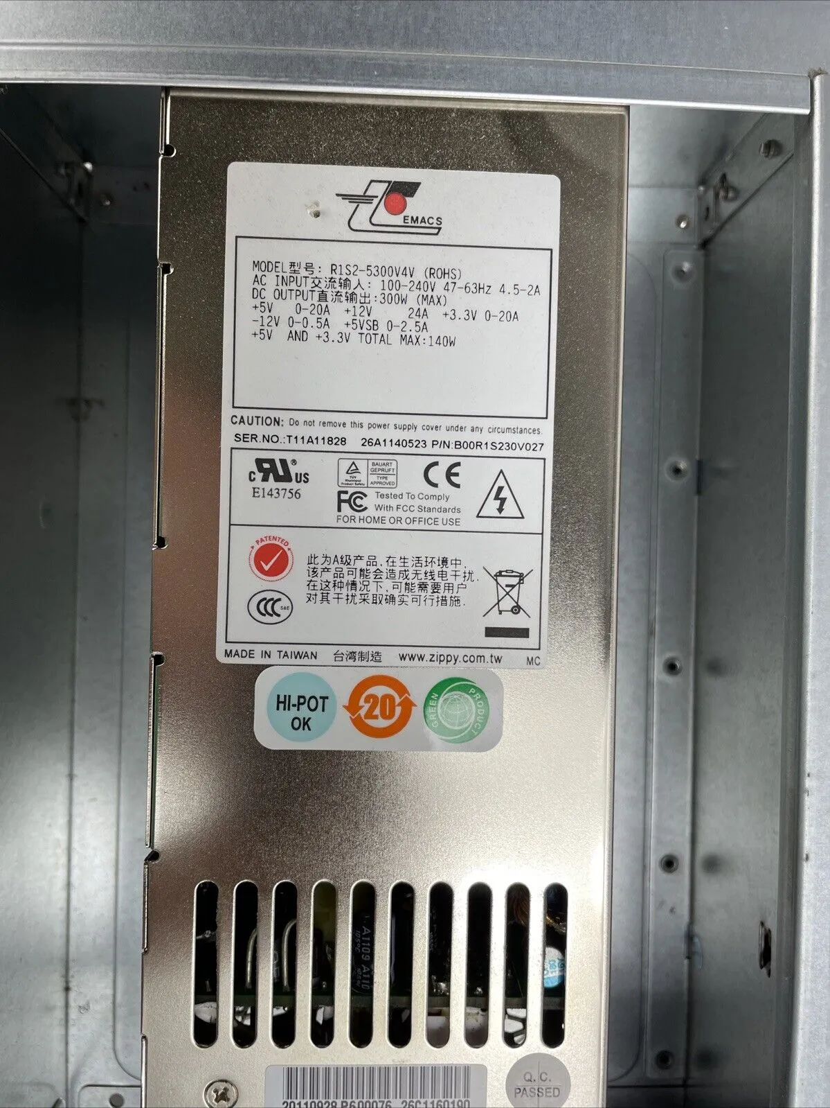 QNAP TS-EC879U-RP NAS Server 1x Xeon E3-1225 3.1GHz 4GB RAM No HDD No OS