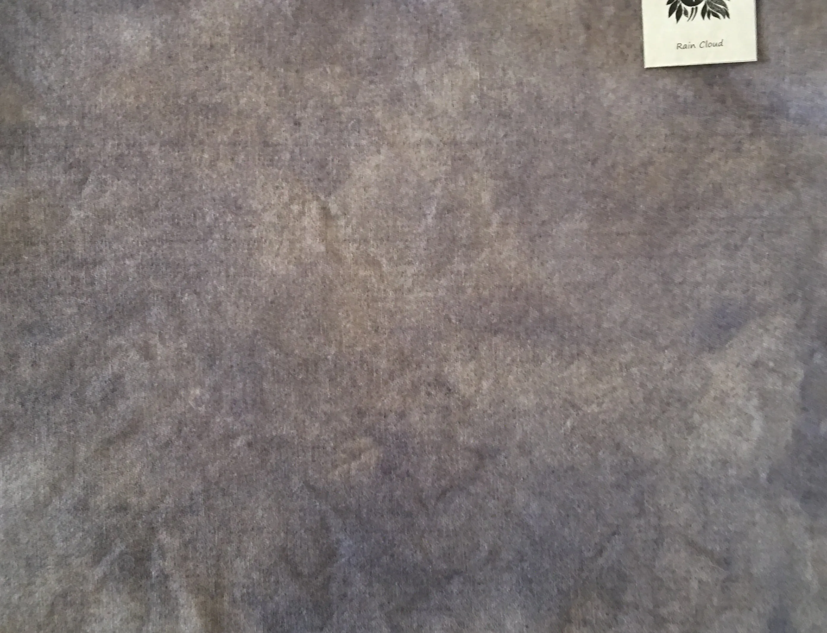 RAIN CLOUD Hand Dyed Fat EIGHTH Wool Fabric for Wool Applique and Rug Hooking