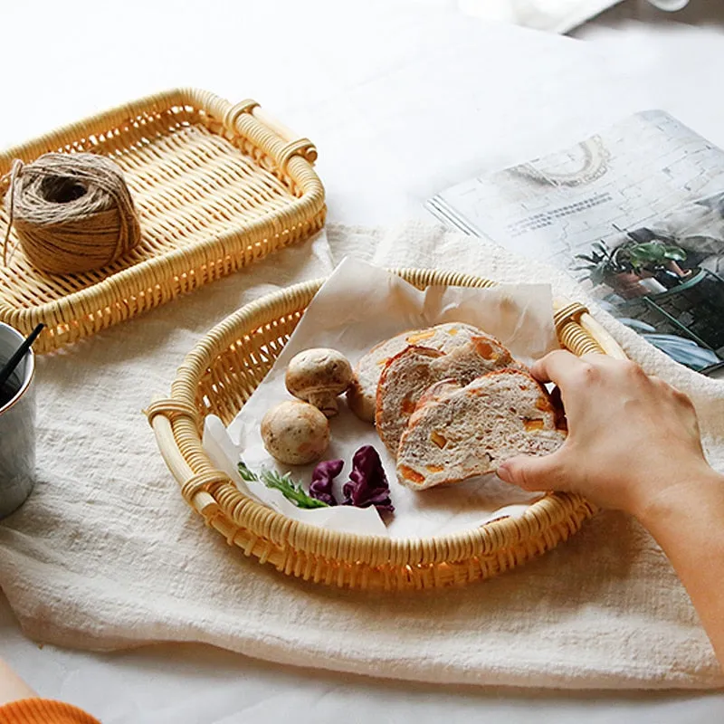 Rattan Storage Tray