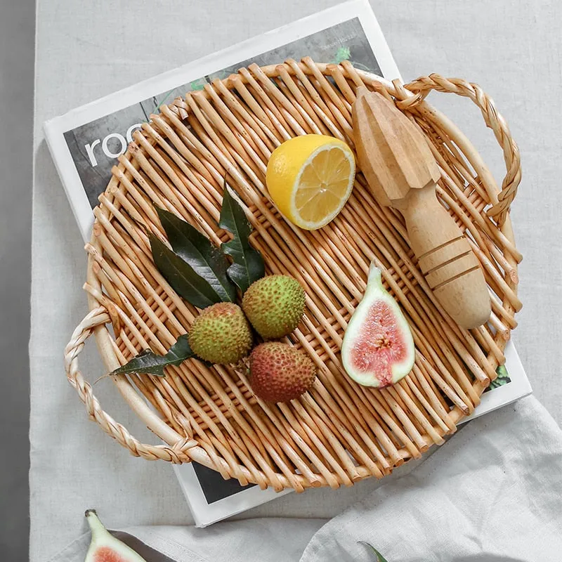 Rattan Storage Tray