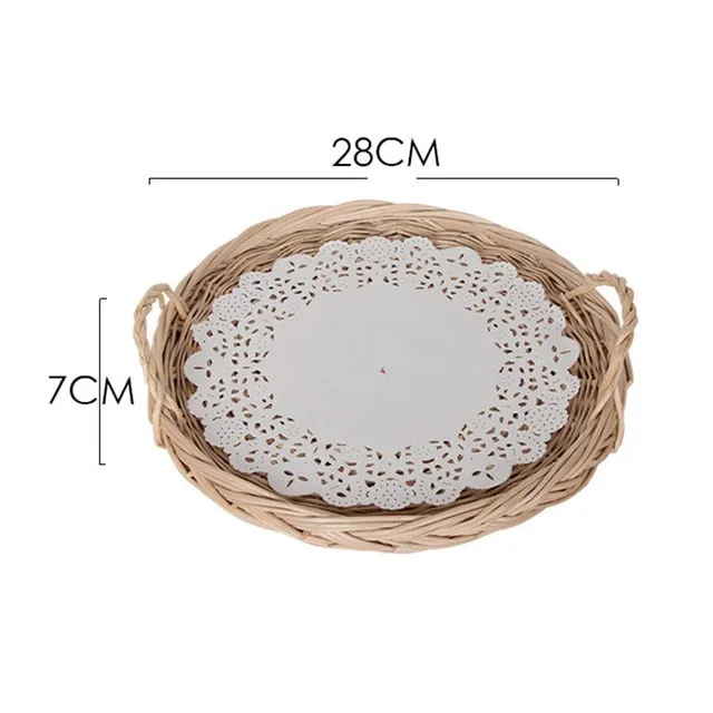 Rattan Storage Tray