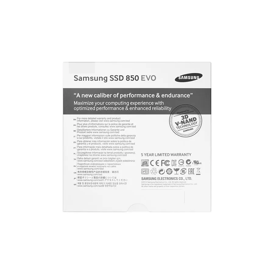 Samsung SSD 850 EVO Solid State Drive Storage Disk