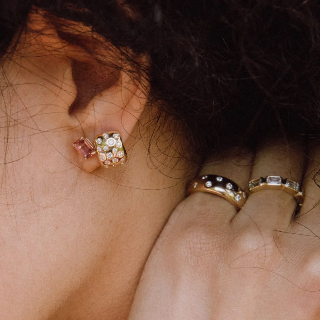 SCATTERED DIAMOND CLOUD RING