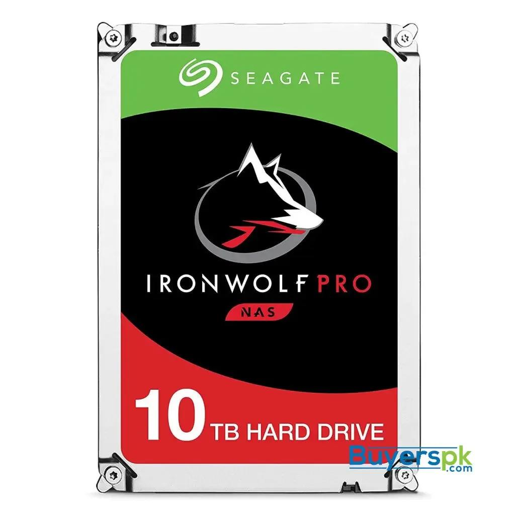 Seagate 10tb Ironwolf Pro 7200rpm Sata 6gb/s 256mb Cache 3.5-inch Nas Hard Disk Drive