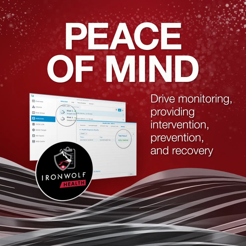 Seagate Ironwolf NAS 3.5" Internal HDD 5400RPM 5900RPM 7200RPM (1TB/2TB/3TB/4TB/8TB)