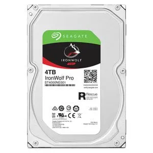 Seagate IronWolf Pro ST4000NE001 4 TB Hard Drive - 3.5" Internal - SATA (SATA/600) - Conventional Magnetic Recording (CMR) Method - 7200rpm
