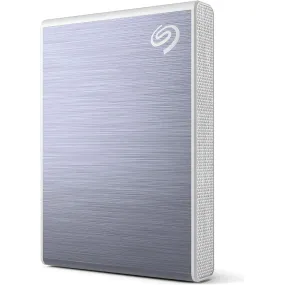 Seagate One Touch SSD, 1TB, External SSD, USB 3.0, Blue, 1 year MylioCreate, 4 mo Adobe Creative Cloud Photography, 3 year Rescue Services (STKG1000402)