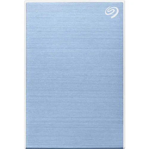 Seagate One Touch STKY1000402 1 TB Portable Hard Drive - External - Light Blue - Desktop PC, MAC Device Supported - USB 3.0 - 3 Year Warranty