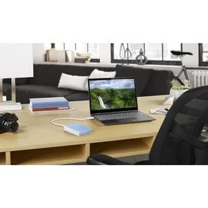 Seagate One Touch STKY2000402 2 TB Portable Hard Drive - External - Light Blue - Notebook Device Supported - USB 3.0 - 3 Year Warranty