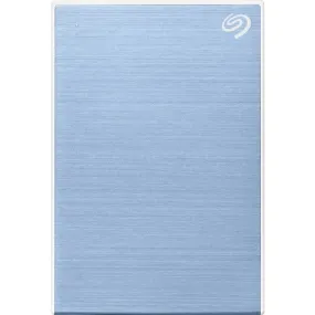 Seagate One Touch STKY2000402 2 TB Portable Hard Drive - External - Light Blue - Notebook Device Supported - USB 3.0 - 3 Year Warranty