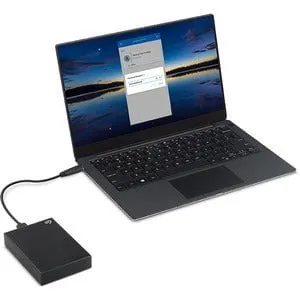 Seagate One Touch STKZ4000400 4 TB Portable Hard Drive - External - Black - Notebook Device Supported - USB 3.0 - 3 Year Warranty