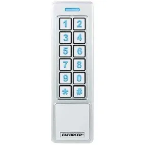 SECO-LARM SK-B241-PQ Bluetooth Access Controller - Mullion Keypad with Proximity Reader