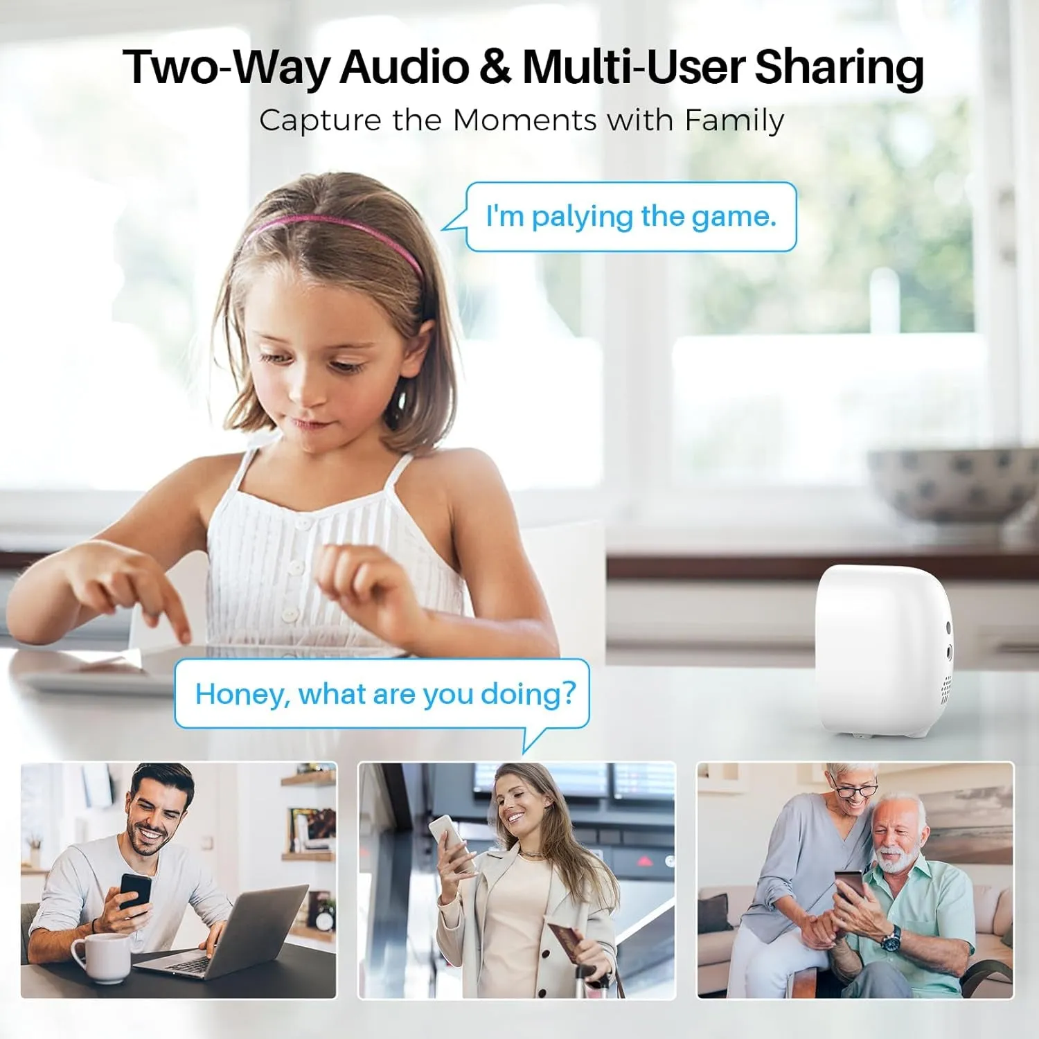 Security Cameras Wireless Outdoor, Battery Powered Cameras for Home Security W/Ai Motion Detection, Spotlight & Siren Alarm, 2K Color Night Vision, IP66 Weatherproof, Sd/Cloud Storage, 2Pack