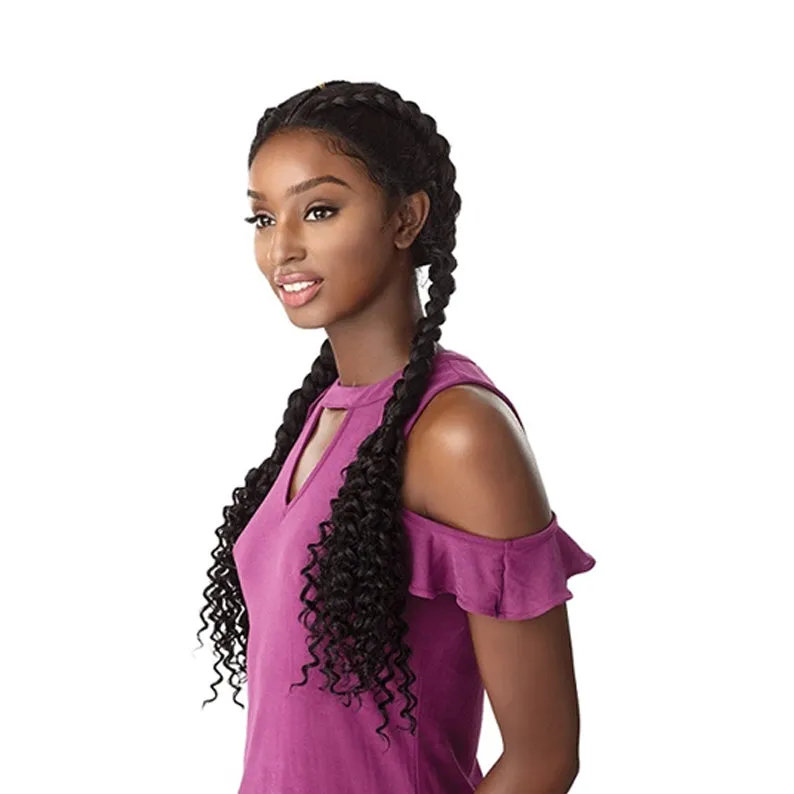 SENSATIONNEL Cloud 9 Hand-Braided Swiss Lace Part Wig BOHEMIAN DUTCH BRAID