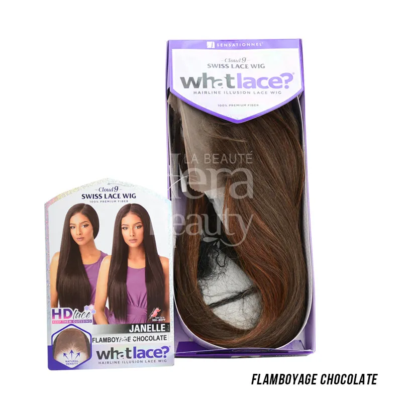 SENSATIONNEL CLOUD 9 WHAT LACE?  Hair Line Illlusion 13X6 Swiss Lace Front Wig JANELLE