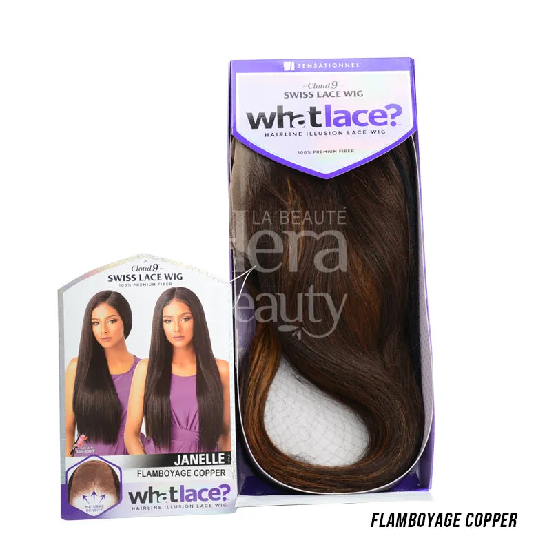 SENSATIONNEL CLOUD 9 WHAT LACE?  Hair Line Illlusion 13X6 Swiss Lace Front Wig JANELLE