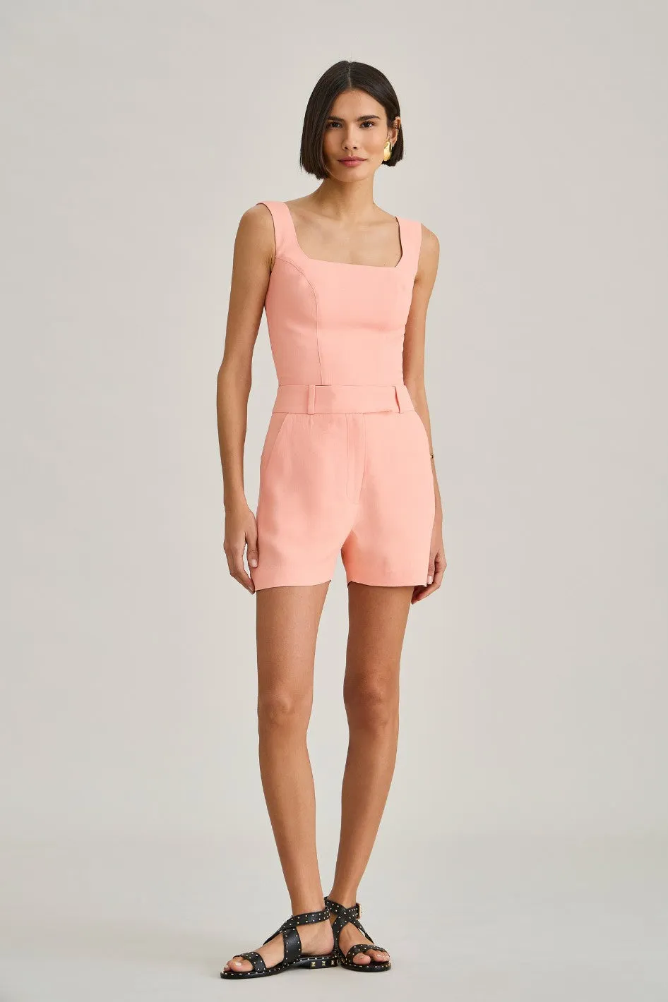 Shorts de Alfaiataria Peach Sara