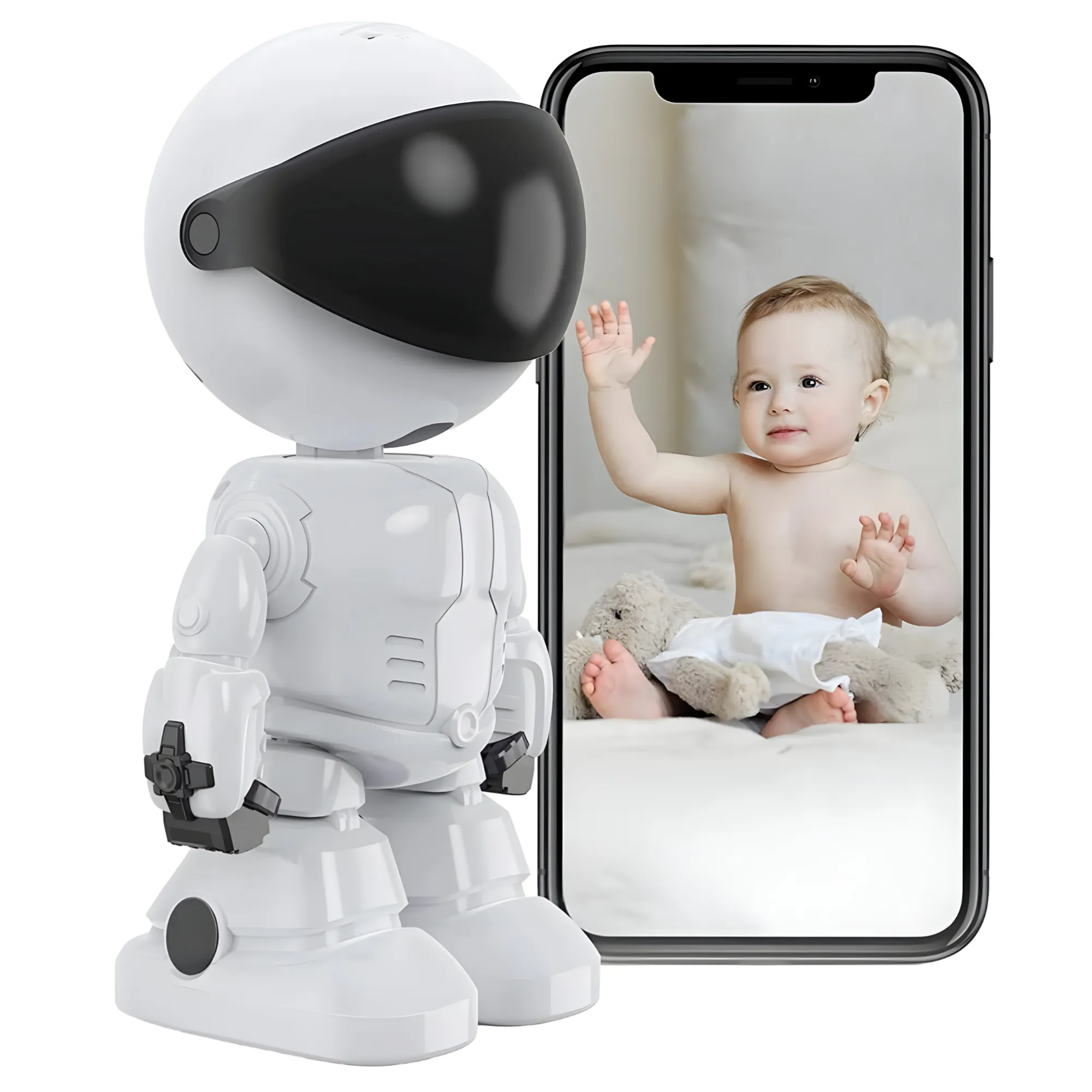 Smart Wireless IP Mini Robot Auto Tracking Camera