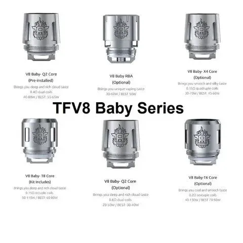 Smok V8 Baby Replacement Coils 5pk