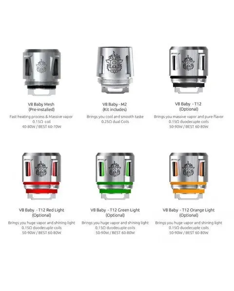 Smok V8 Baby Replacement Coils 5pk