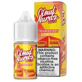 Strawberry Lemon by Cloud Nurdz TFN Salts 30mL