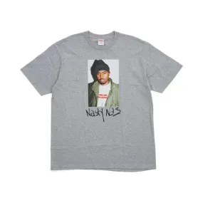 Supreme Nas Tee Heather Grey