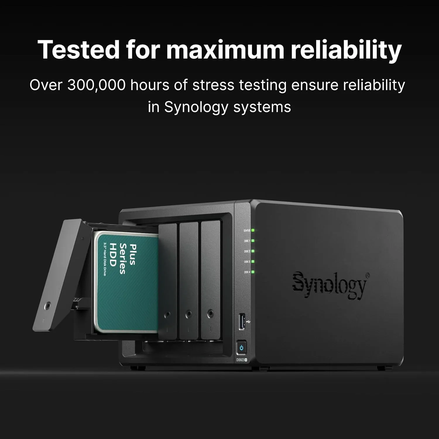 Synology 4TB HAT3300-4T Plus 3.5" SATA 5400rpm 256MB Cache HDD