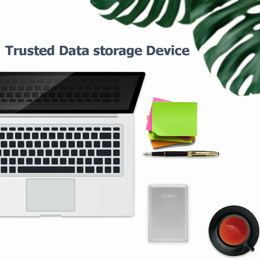 Touro S Portable External Hard Drive 500GB USB 3.0 for PC, Mac, Laptop - 0S03735