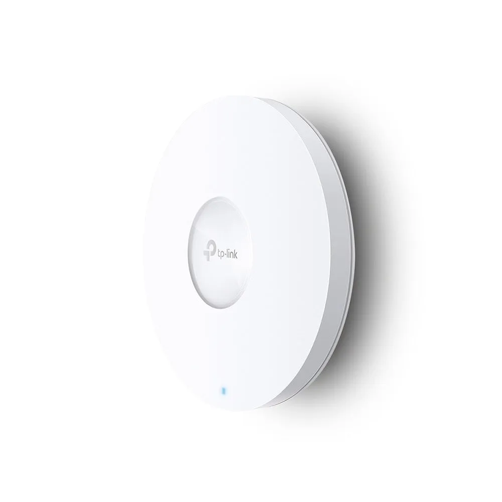 TP-Link EAP653 AX3000 Dual Band Ceiling Mount Wi-Fi 6 Access Point with 2402Mbps at 5GHz, 574Mbps at 2.4GHz, Gigabit RJ45 Port, MU-MIMO, Omada Mesh Tech, 160MHz Channel, PoE  Powered, Beamforming, Omada SDN, Seamless Roaming, Band Steering