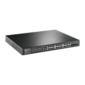 TP-Link JetStream 28-Port Gigabit L2 Managed Switch with 24-Port PoE 