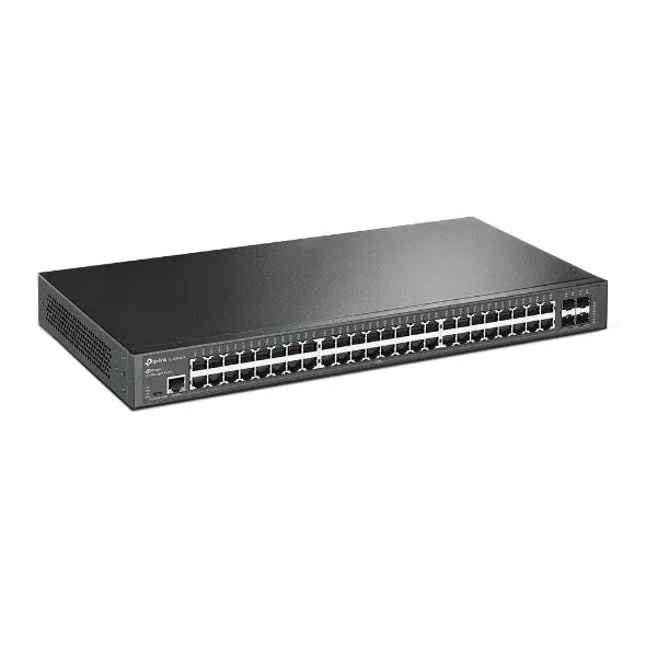 TP-Link JetStream 48-Port Gigabit L2  Managed Switch with 4 10GE SFP  Slots