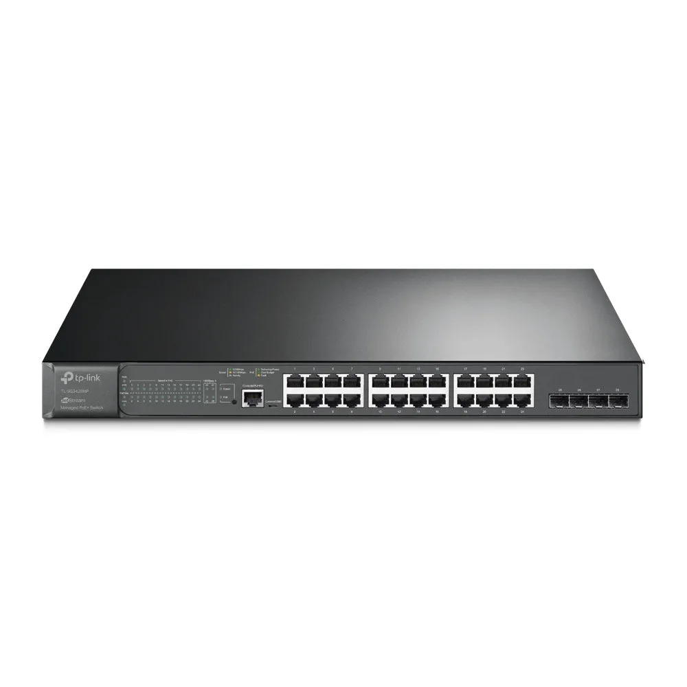TP-LINK USA CORPORATION TL-SG3428MP JETSTREAM 28-PORT GIGABIT L2 MANAGED SWITCH