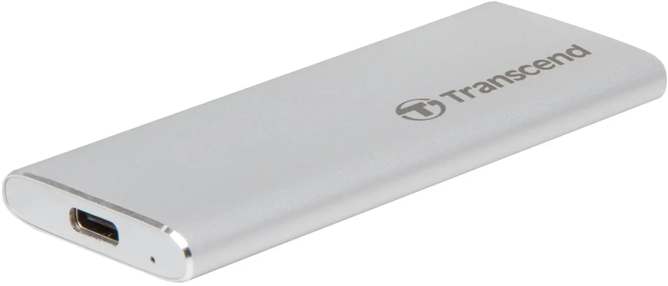 Transcend Portable SSD 480GB USB 3.1 Gen 2 USB Type-C ESD240C Solid State Drive (TS480GESD240C)