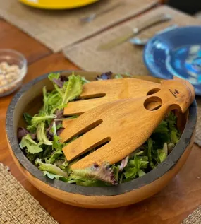 Tropical Hardwood Salad Hands