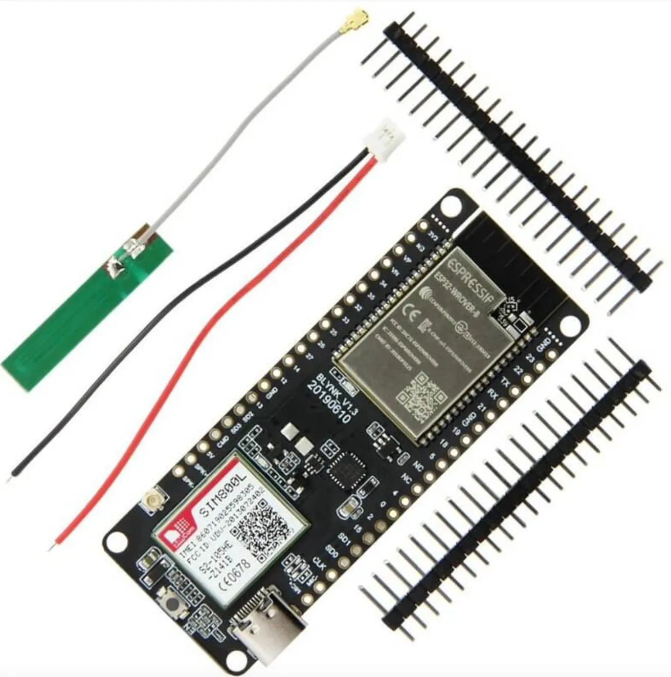 TTGO T-Call ESP32 with SIM800L GPRS Module
